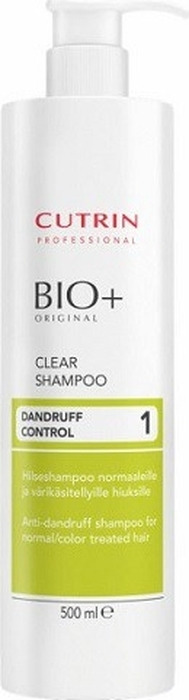 Шампунь для волос Cutrin Bio+ Clear Shampoo, против перхоти для нормальных и окрашенных волос, 500 мл Шампунь для волос Cutrin Bio+ Clear Shampoo, против перхоти для нормальных и окрашенных волос, 500 мл