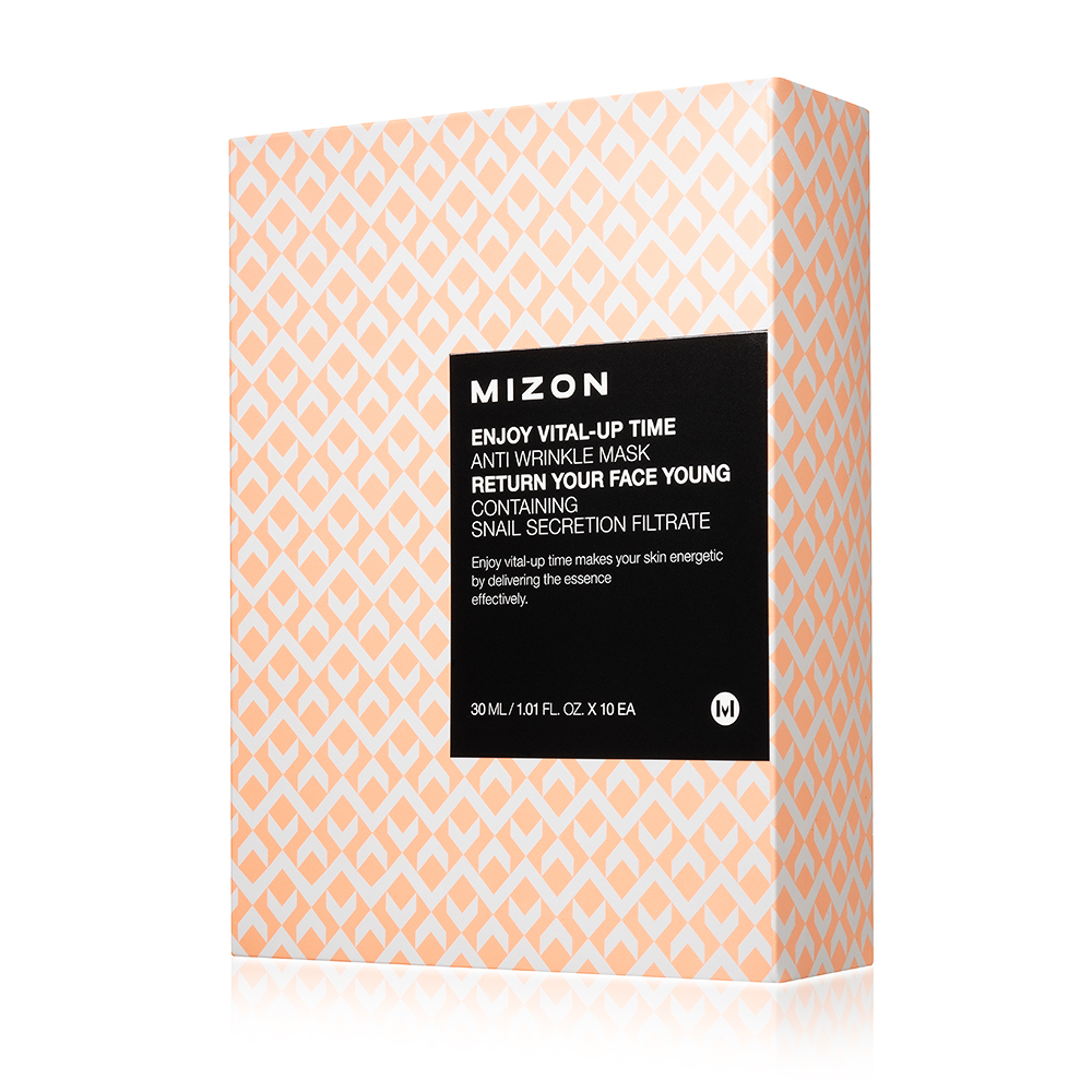 фото Антивозрастная маска на улиточной основе Mizon ANTI WRINKLE MASK-SET, 30 мл*10