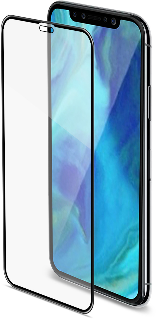 фото Стекло защитное Celly Glass 3D для Apple iPhone XR, Black