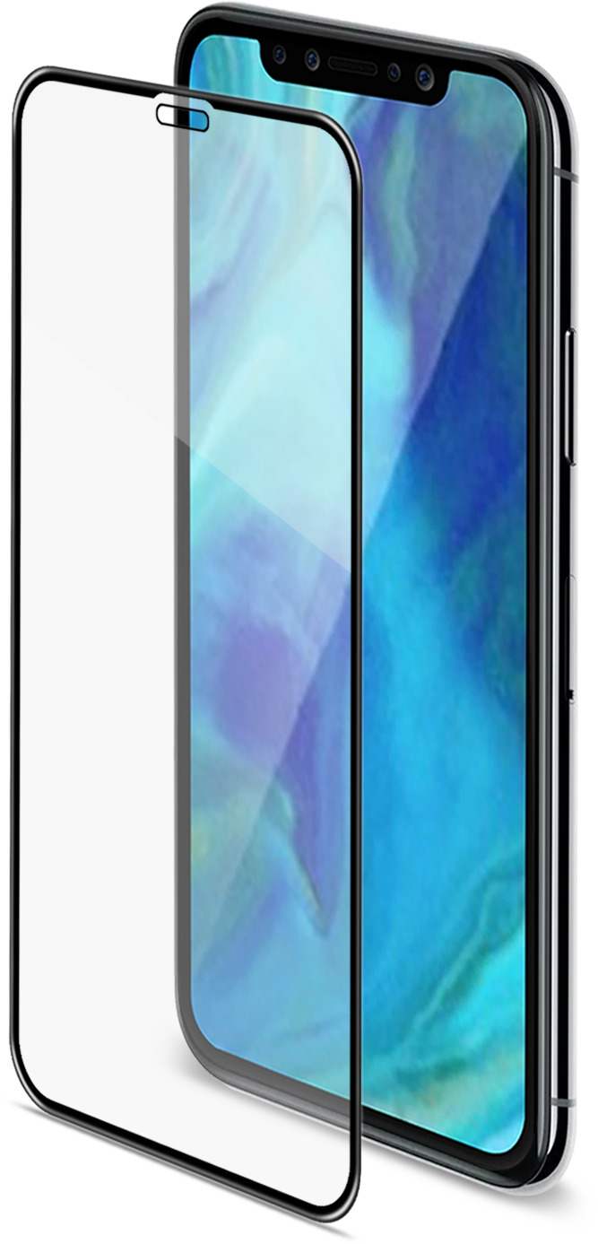 фото Стекло защитное Celly Glass 3D для Apple iPhone XS Max, Black