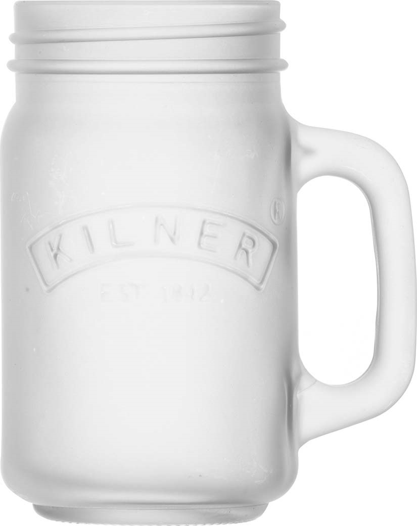 фото Банка с ручкой Kilner Handled Jar, цвет: белый, 400 мл