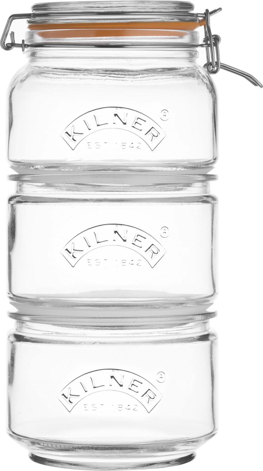 фото Набор банок Kilner Clip Top, 3 шт