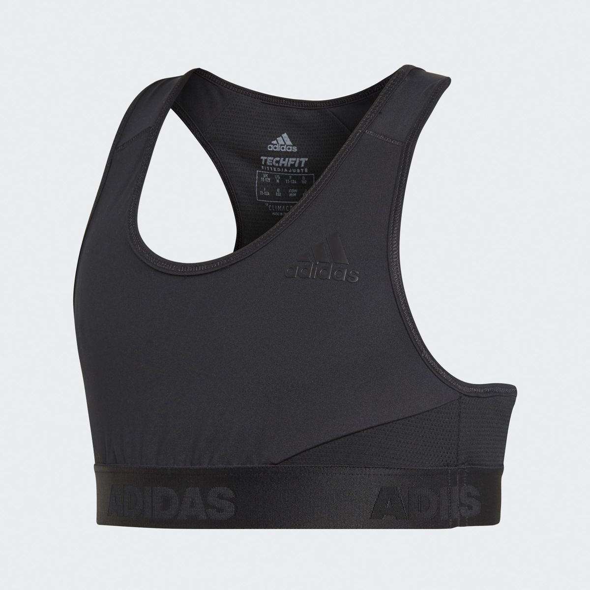 фото Топ для девочки Adidas Yg Ask Spr Bra, цвет: черный. CF7204. Размер 164