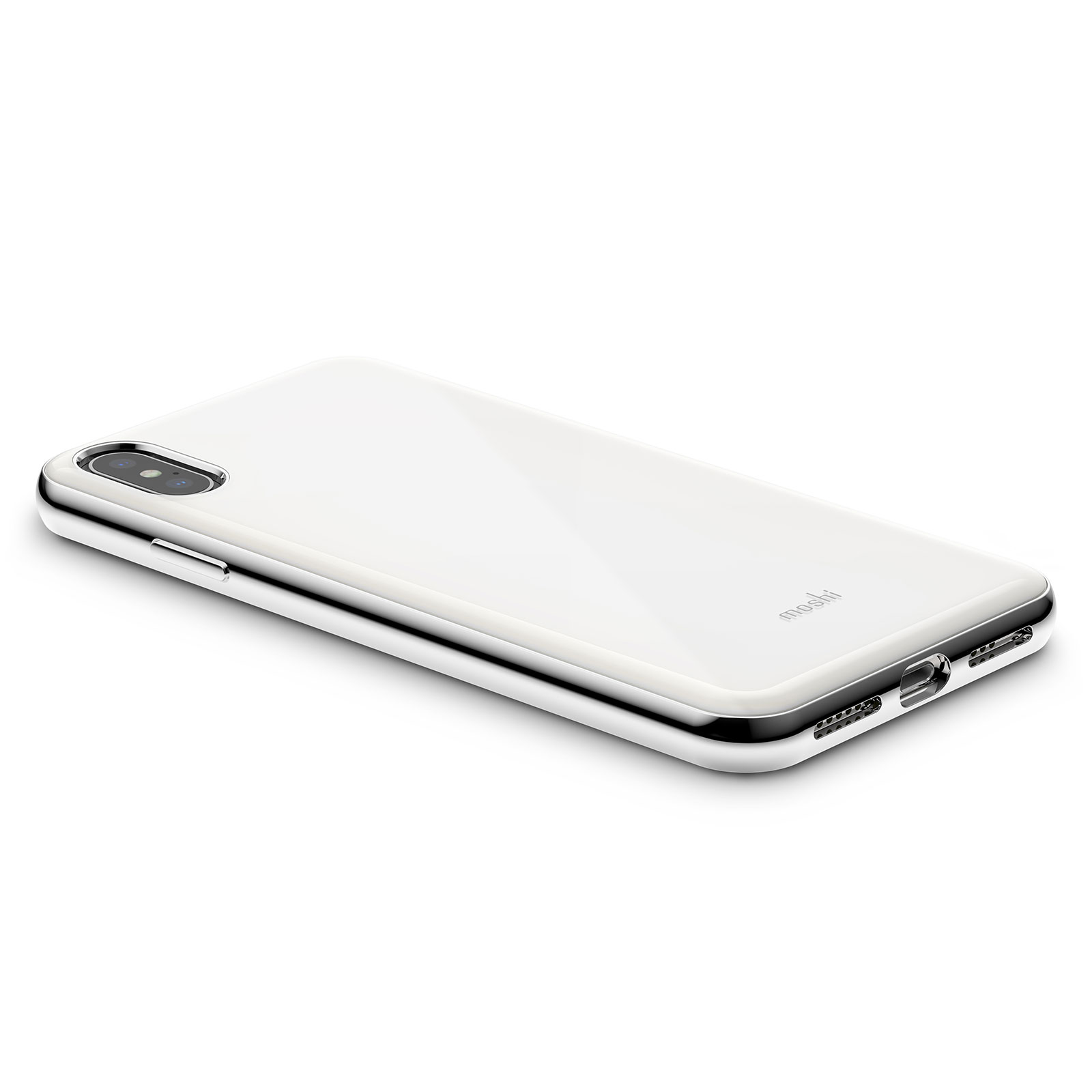 фото Клип-кейс Moshi iGlaze для iPhone XS Max Pearl White