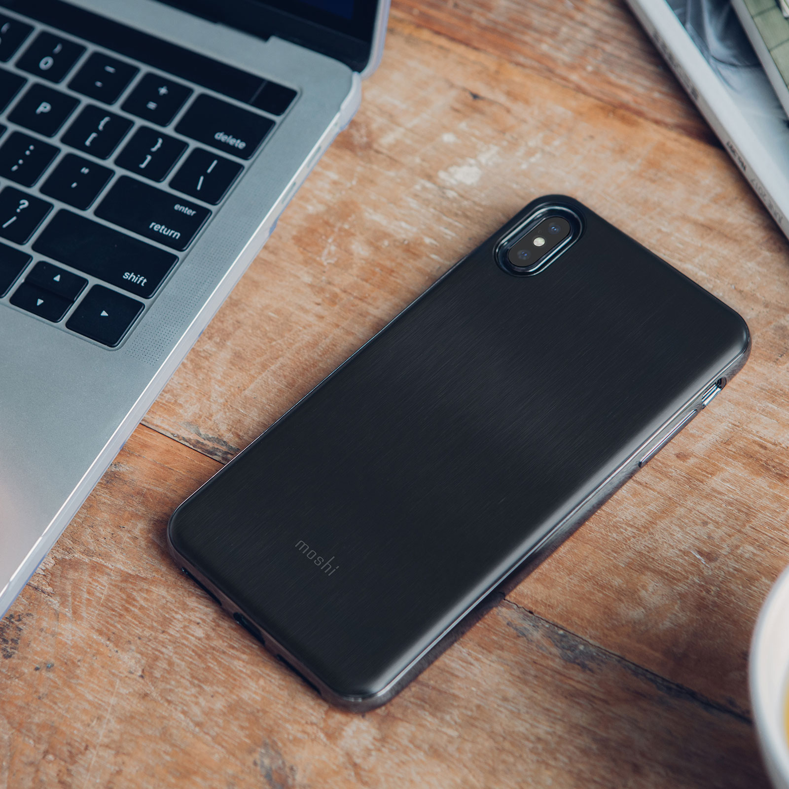 фото Клип-кейс Moshi iGlaze для iPhone XS Max Armour Black