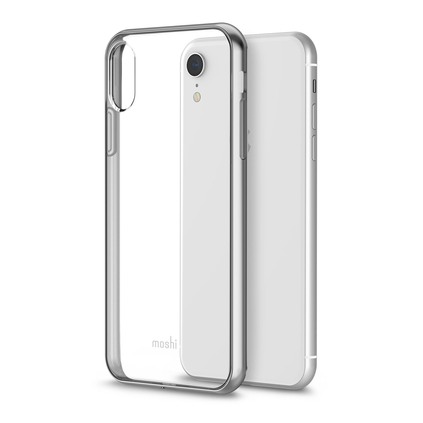 фото Клип-кейс Moshi Vitros для iPhone XR - Clear-Silver