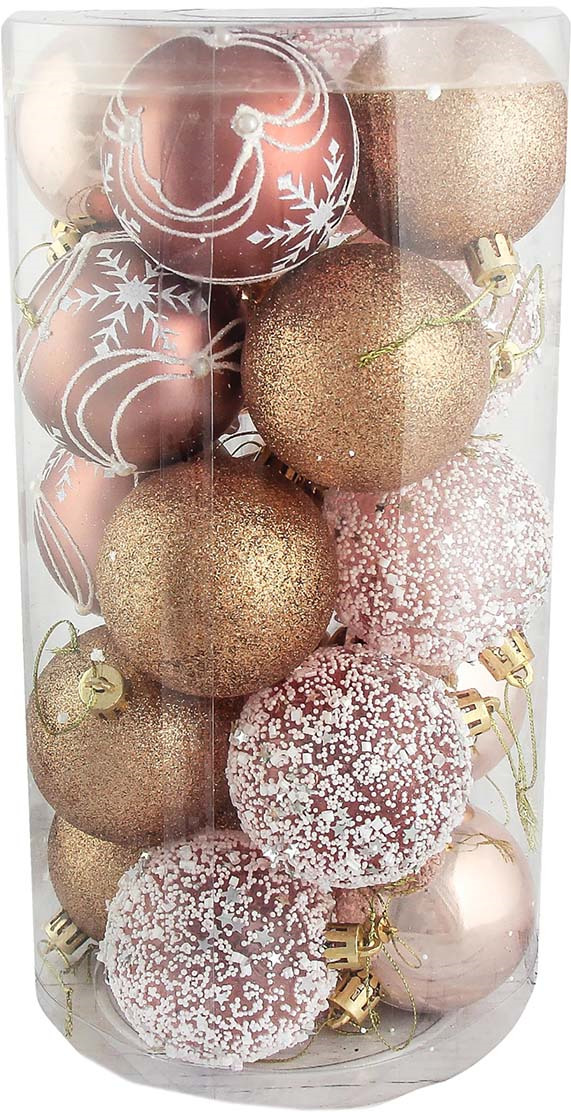 фото Набор елочных шаров "Делия", цвет: разноцветный, диаметр 6 см, 20 шт Зимнее волшебство