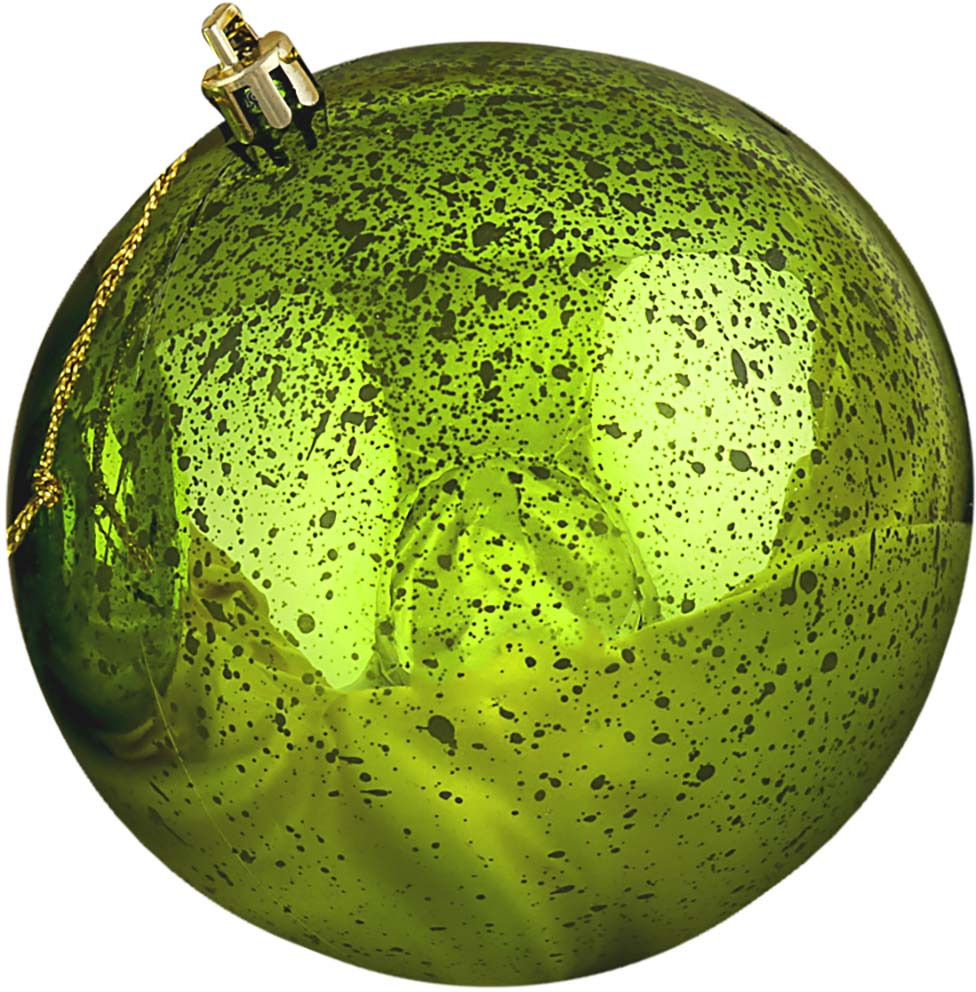 фото Набор елочных шаров "Корделия", цвет: зеленый, диаметр 10 см, 2 шт Зимнее волшебство