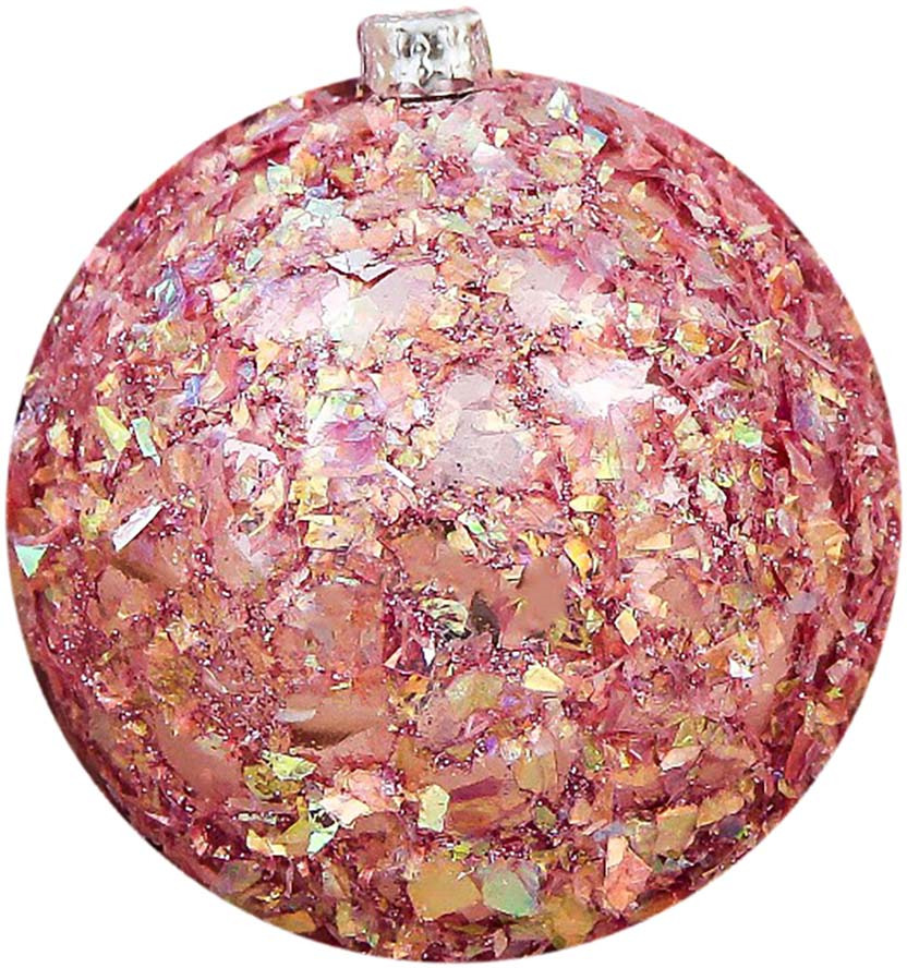 фото Набор елочных шаров "Воздушные хлопья", цвет: розовый, диаметр 7 см, 4 шт Зимнее волшебство