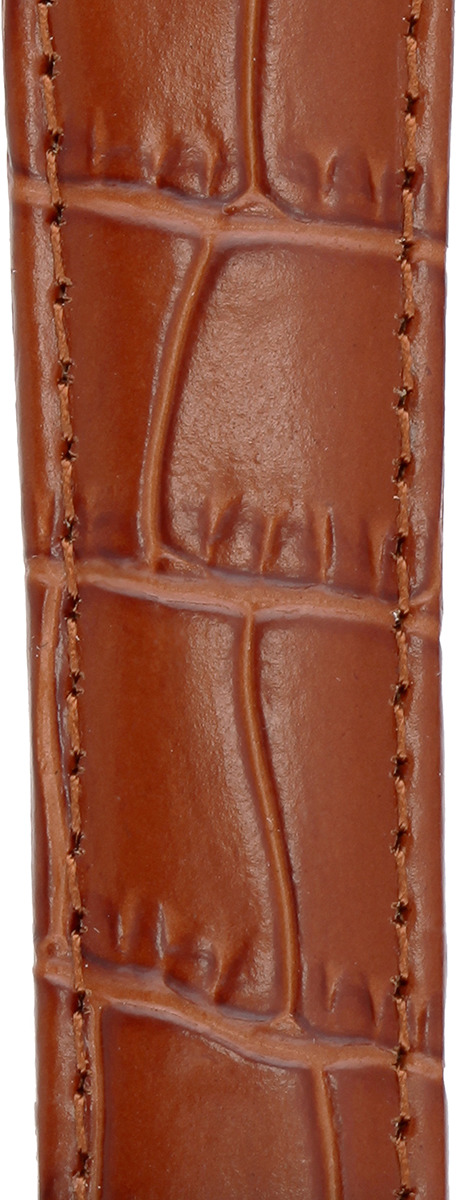 фото Ремешок для часов мужской Signature, цвет: коричневый, ширина 22 мм, длина 20 см. 95455_22 mm V cut