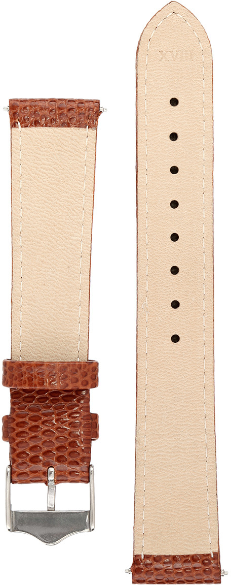 фото Ремешок для часов мужской Signature, цвет: коричневый, ширина 22 мм, длина 20 см. 95463