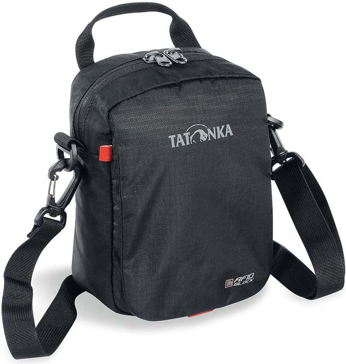 фото Сумка на плечо Tatonka Check in Rfid B, цвет: черный, 21 х 14 х 7 см