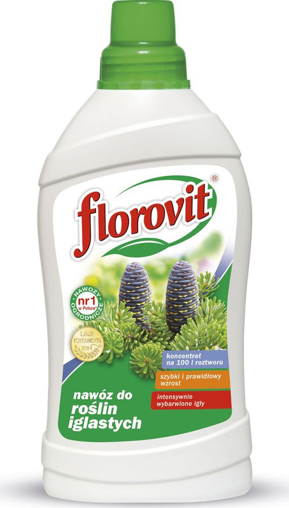фото Удобрение Florovit, жидкое, для хвойных растений, 1 л