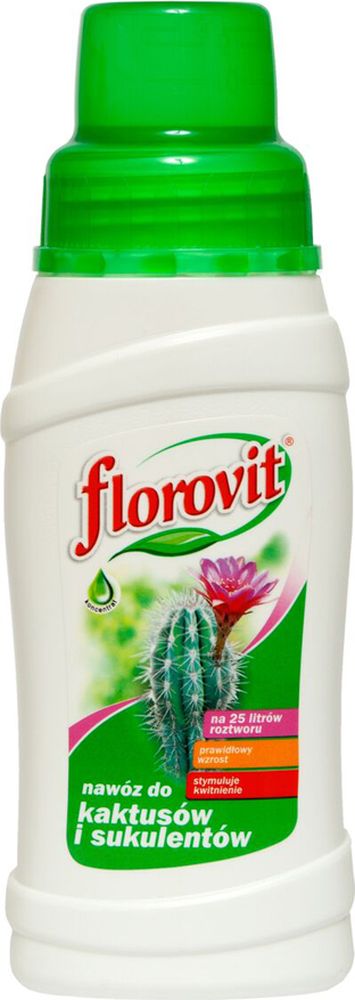 фото Удобрение Florovit, жидкое, для кактусов и суккулентов, 0,25 л