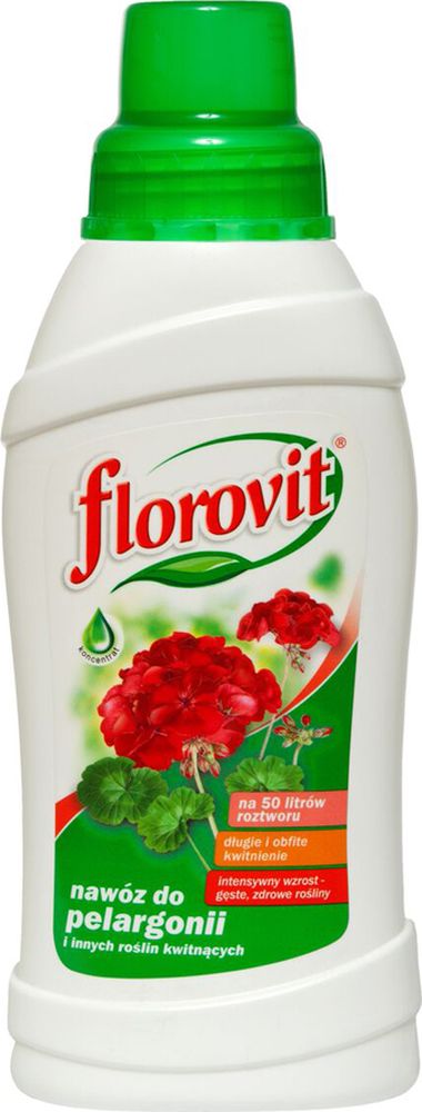 фото Удобрение Florovit, жидкое, для пеларгонии и других цветущих растений, 0,55 л