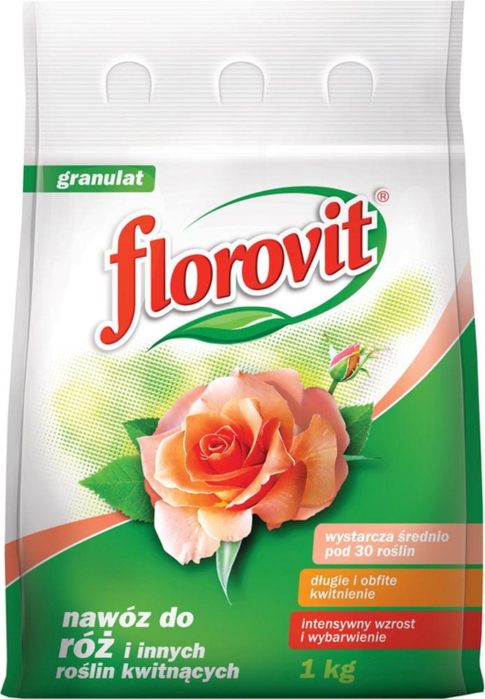 фото Удобрение Florovit, гранулированное, для роз и цветущих растений, 1 кг