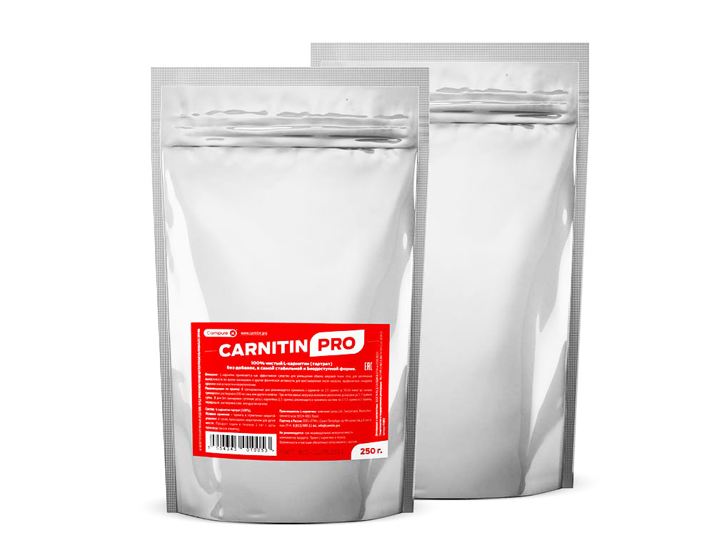 фото L-карнитин CarnitinPRO 250 грамм