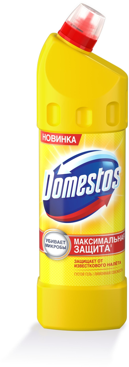 фото Domestos Чистящее средство "Двойная сила", универсальное, лимонная свежесть, 1 л