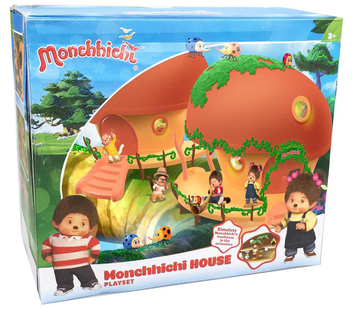 фото Игровой набор Monchhichi "Дом Дэлюкс"