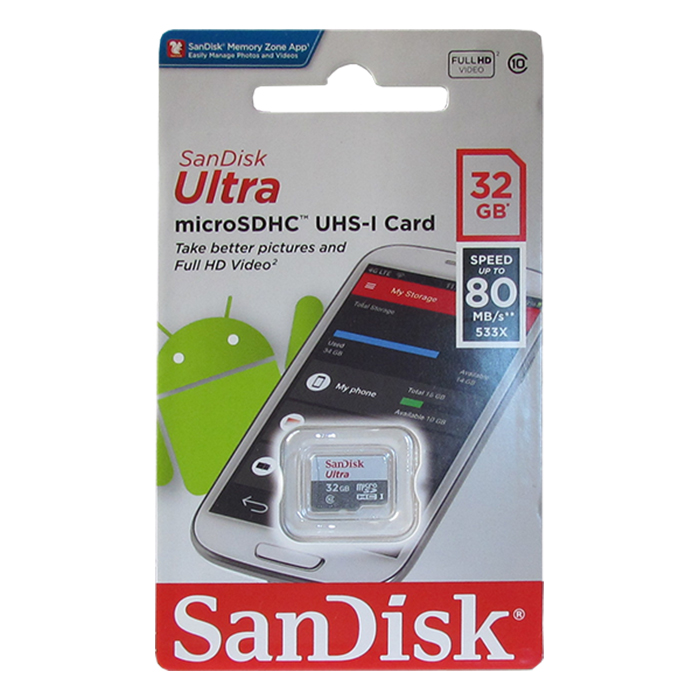 фото Карта памяти SanDisk Ultra 32GB UHS-I U1