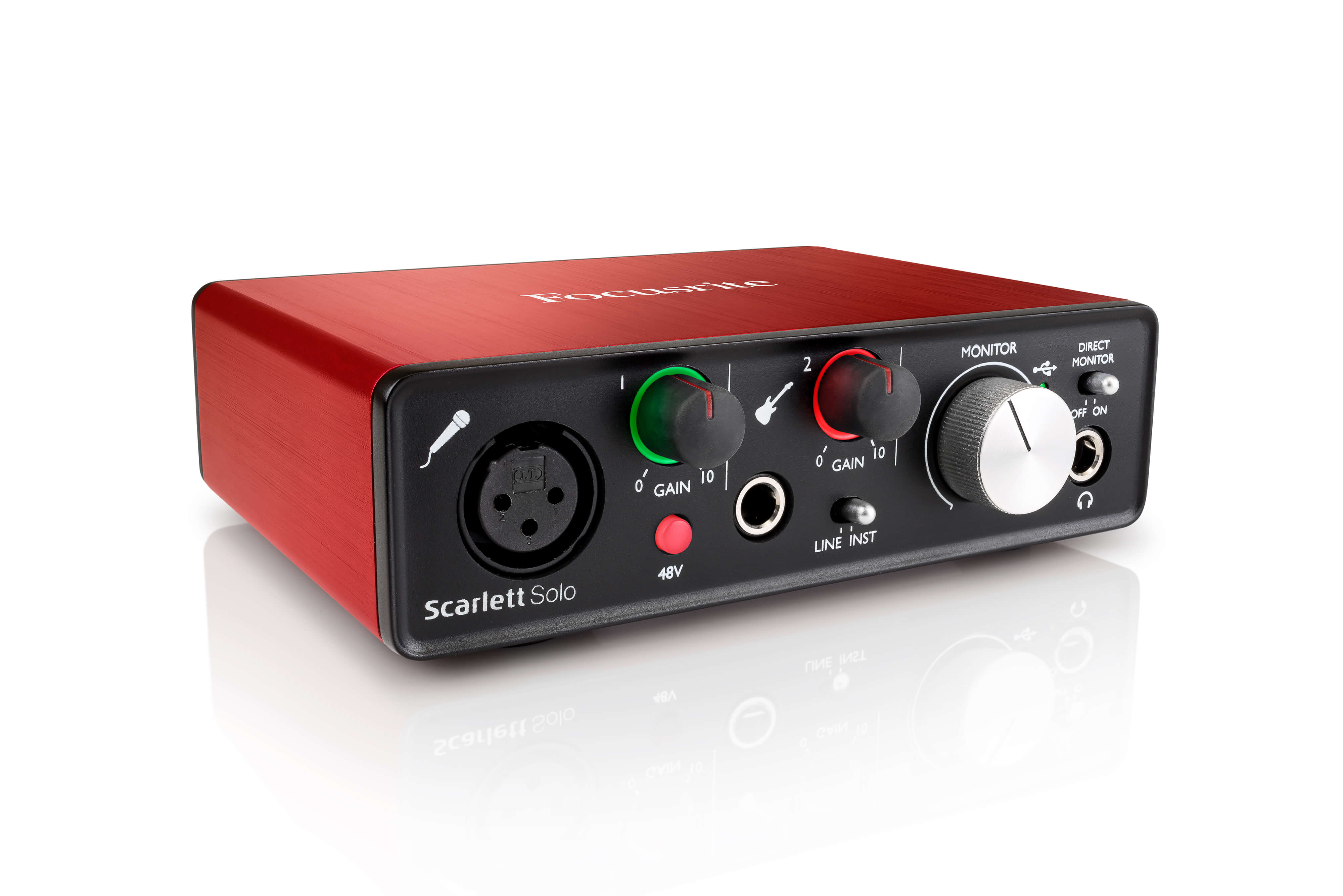 фото Аудиоинтерфейс Focusrite FOCUSRITE SCARLETT SOLO 2ND GEN, Solo2ndGen