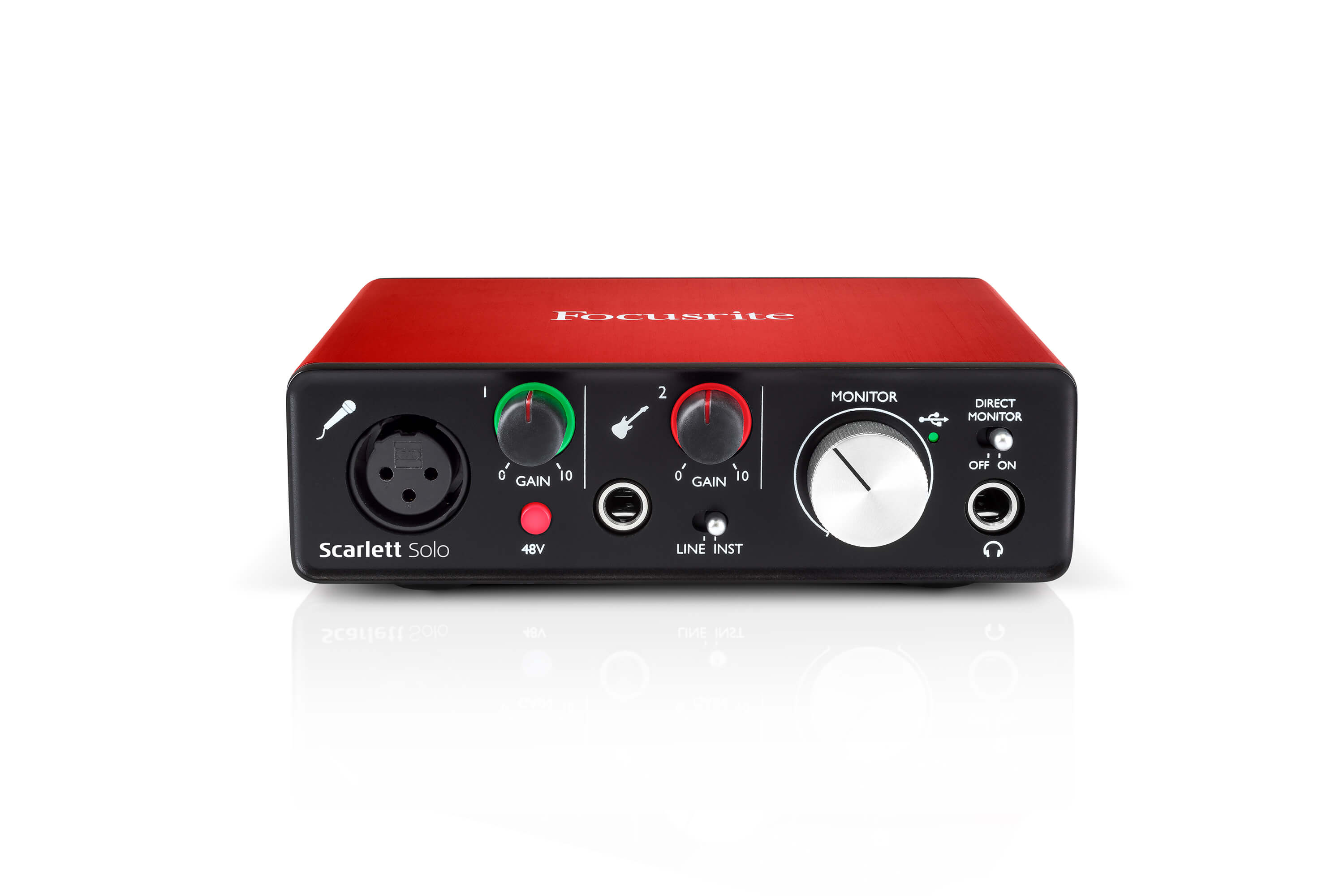 Внешняя звуковая карта focusrite scarlett solo 2nd