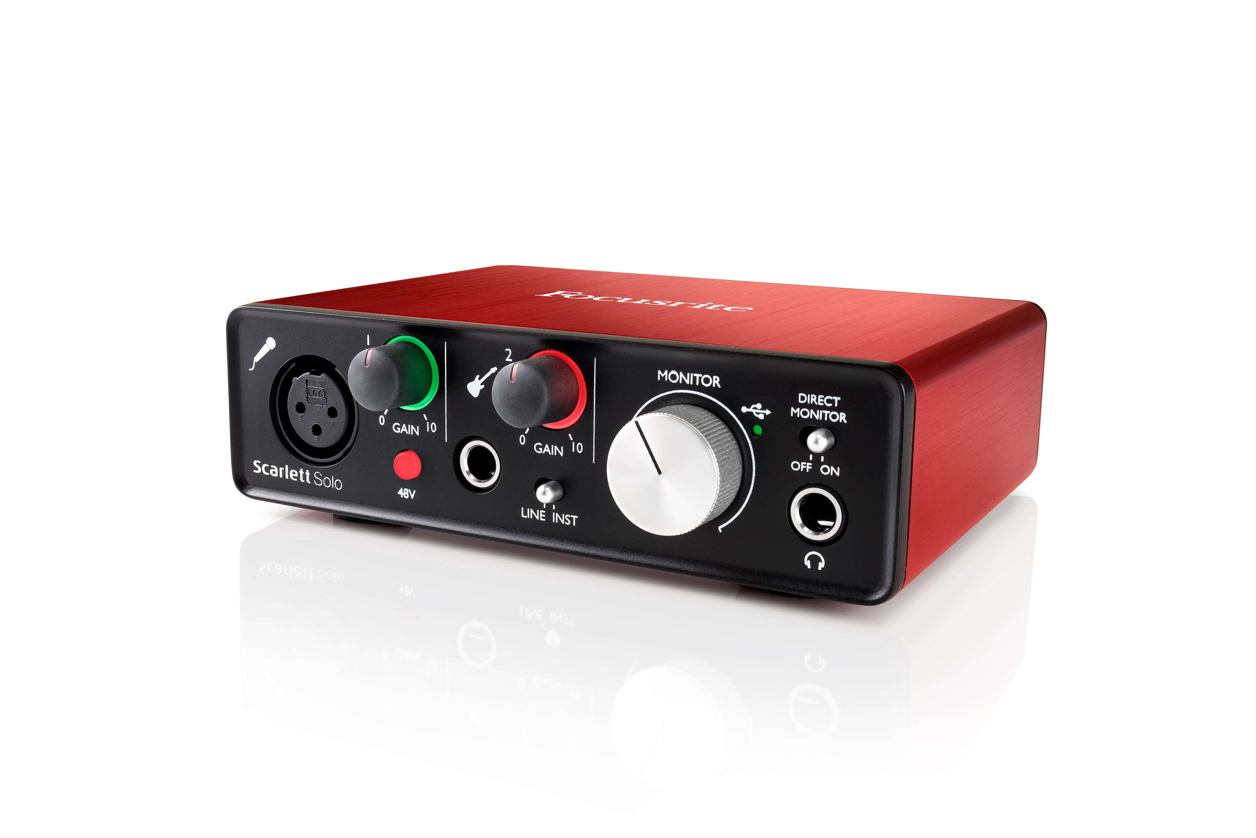 фото Аудиоинтерфейс Focusrite FOCUSRITE SCARLETT SOLO 2ND GEN, Solo2ndGen