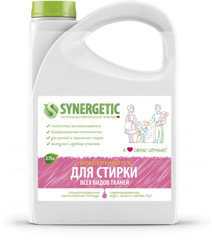 фото Средство для стирки Synergetic "Универсальное", 2,75 л