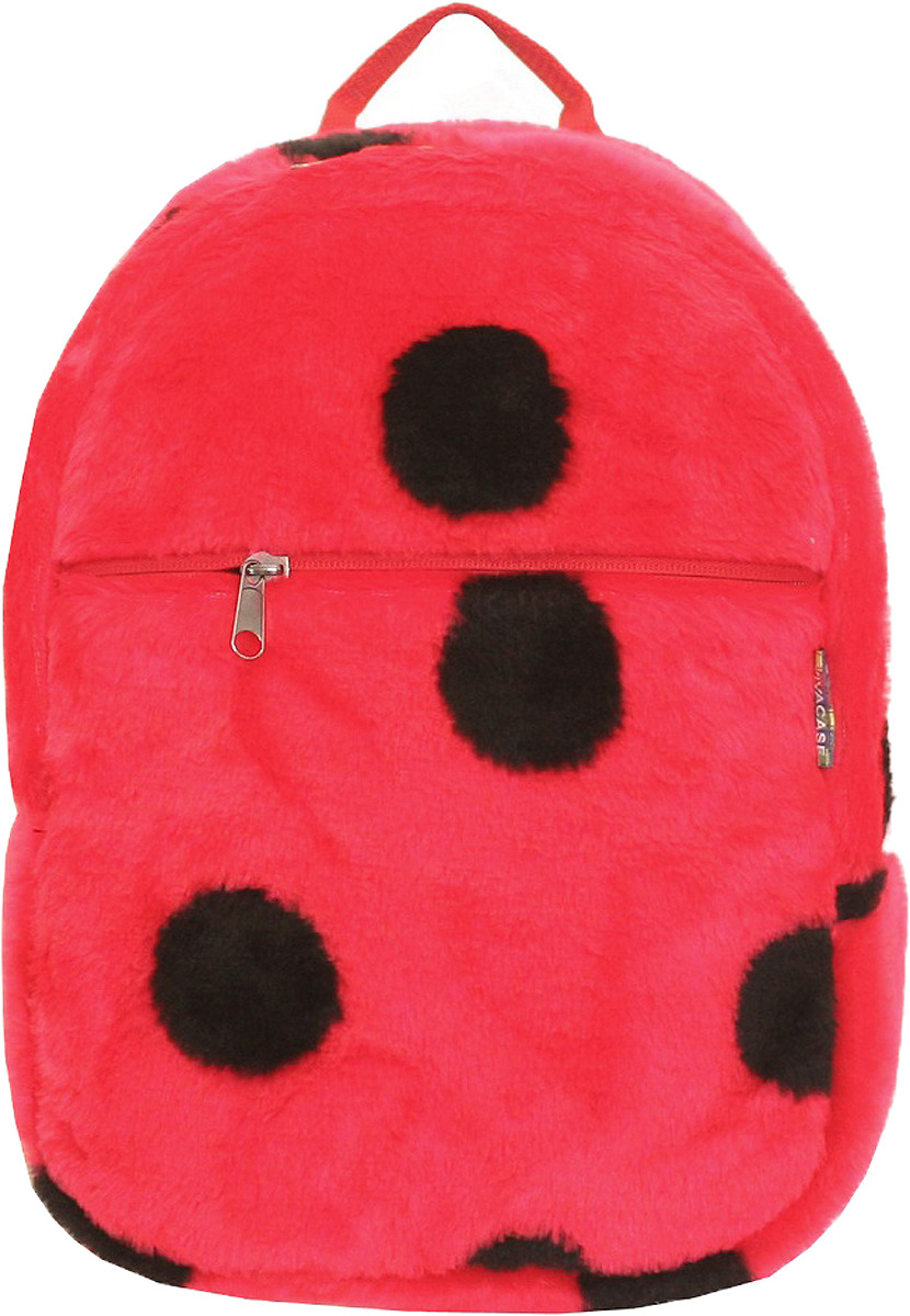 фото Рюкзак для ноутбука Vivacase Lady Bug 15,6", цвет: красный