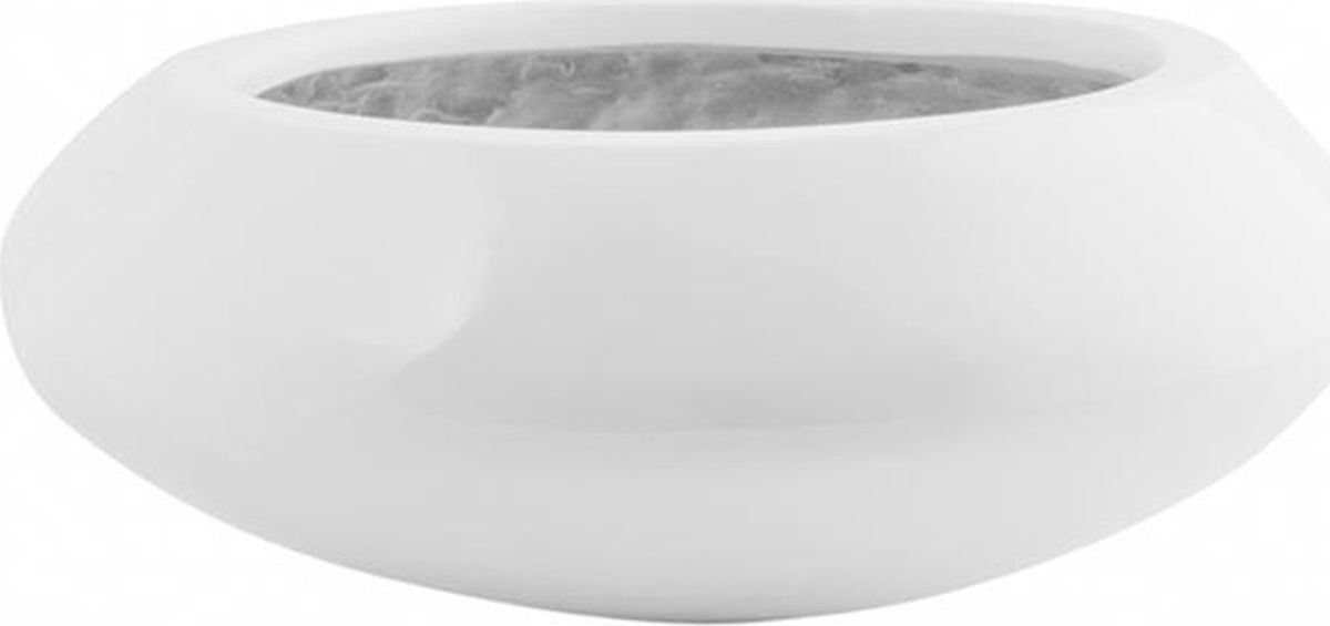 фото Чаша для цветов Pottery Pots "Тара", цвет: белый, диаметр 30,5 см