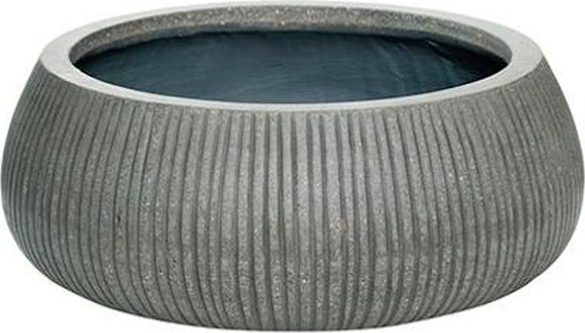 фото Кашпо для цветов Pottery Pots "Элен", цвет: серый, диаметр 36 см