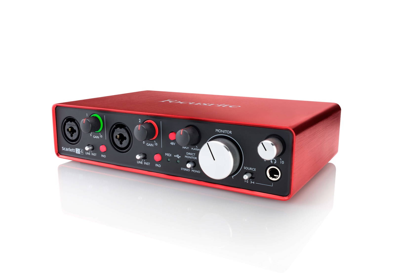 Звуковая карта focusrite scarlett 2i2 3 gen