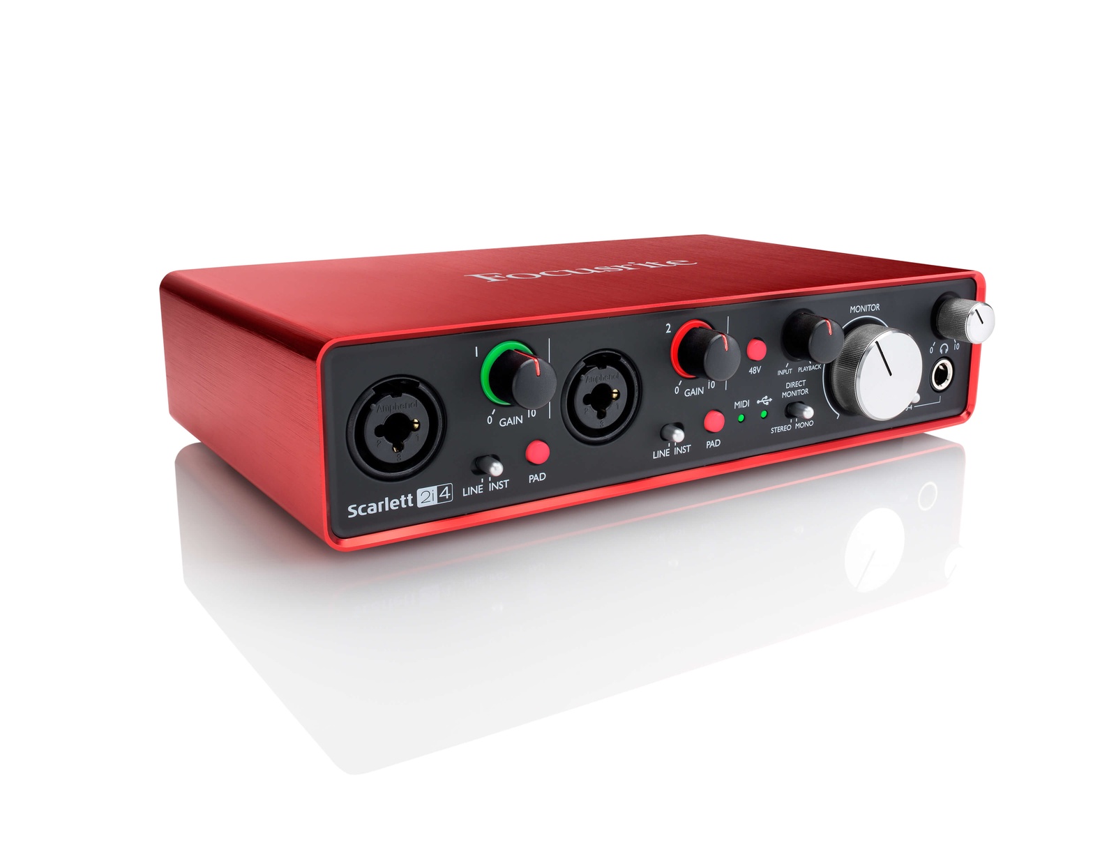 фото Аудиоинтерфейс Focusrite SCARLETT 2I4 2ND GEN, 2 входа/4 выхода, 2i42ndGen