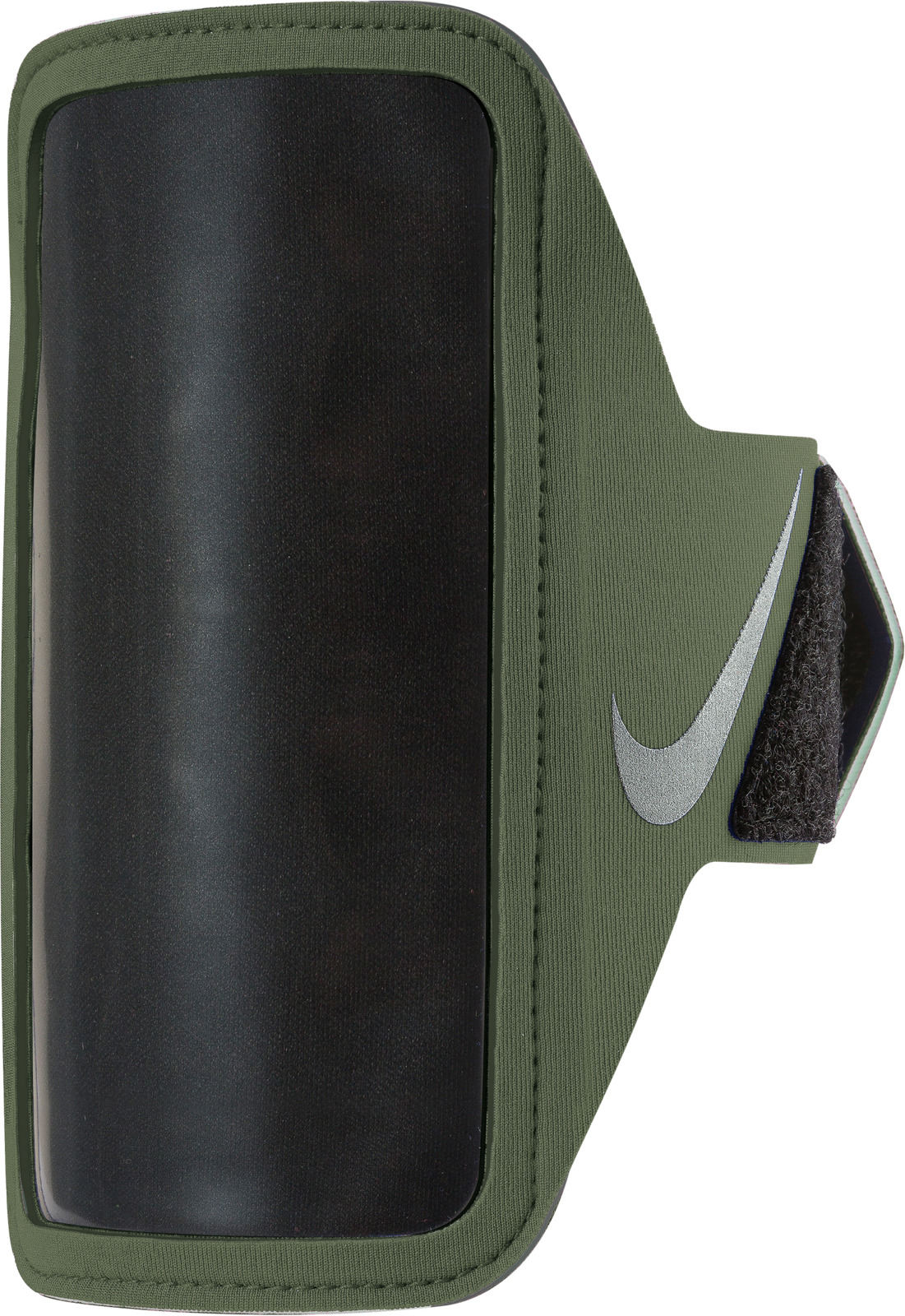 Чехол для телефона на руку Nike, цвет: оливковый, серебряный