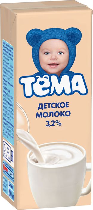 фото Тема Молоко детское, 200 мл