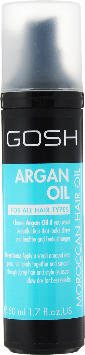 фото Gosh Масло для волос аргановое для силы и блеска Argan Oil, 50 мл