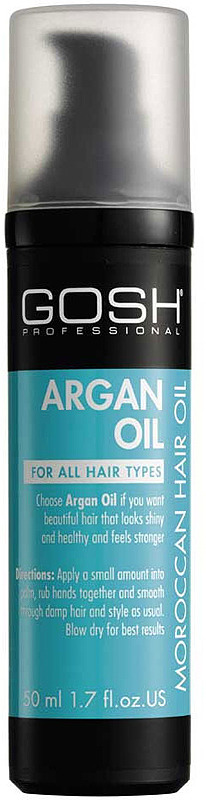 фото Gosh Масло для волос аргановое для силы и блеска Argan Oil, 50 мл