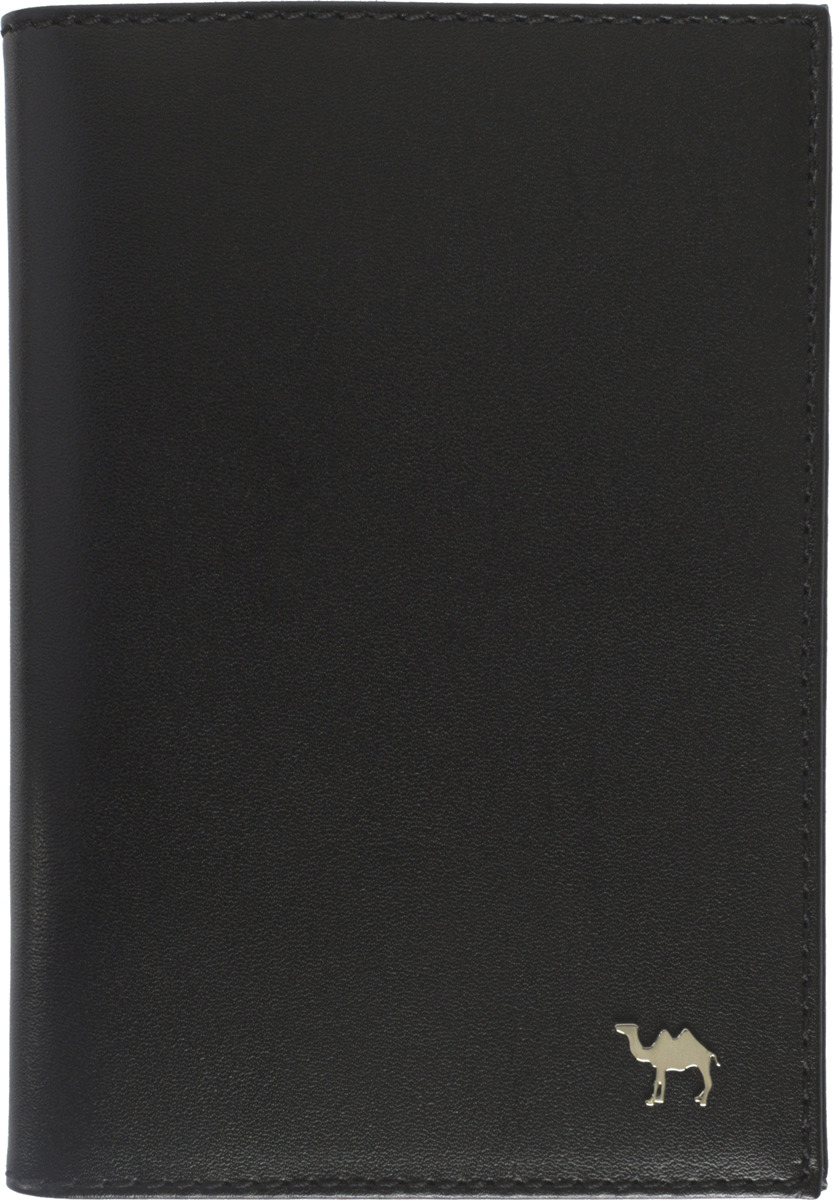Обложка для документов мужская Dimanche Camel, цвет: черный. 13009