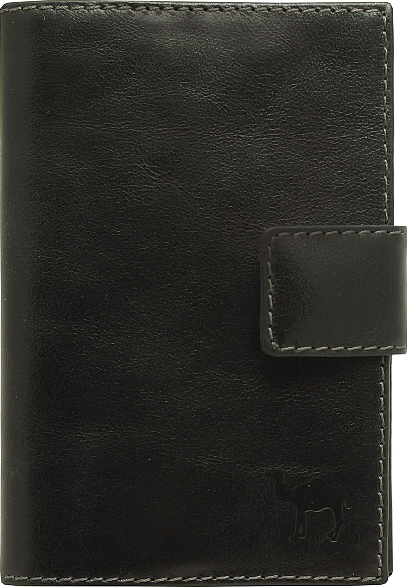 фото Обложка для паспорта мужская Dimanche Camel, цвет: черный. 344/К