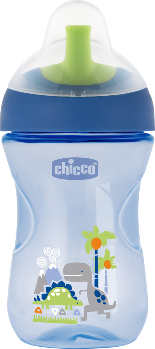 Чашка-поильник Chicco Advanced Cup, цвет синий, 266 мл