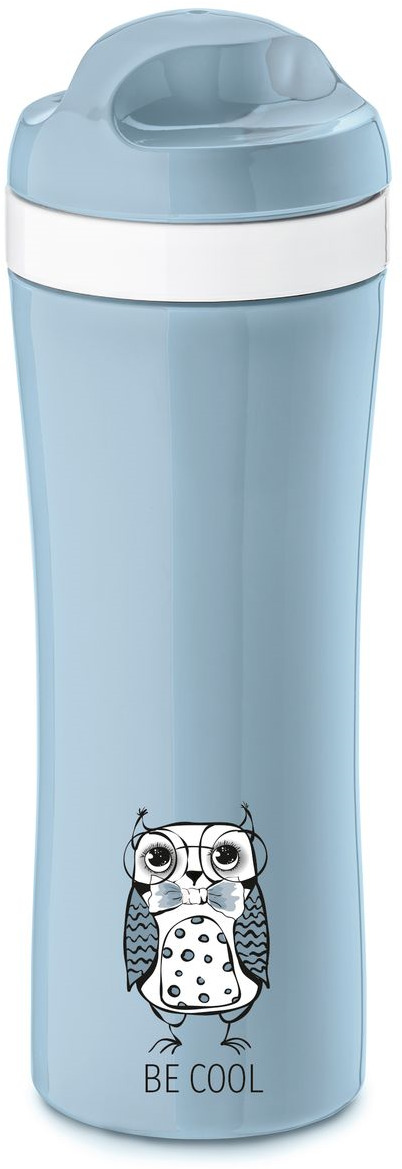 Бутылка Koziol ELLI, цвет: голубой, 425 мл