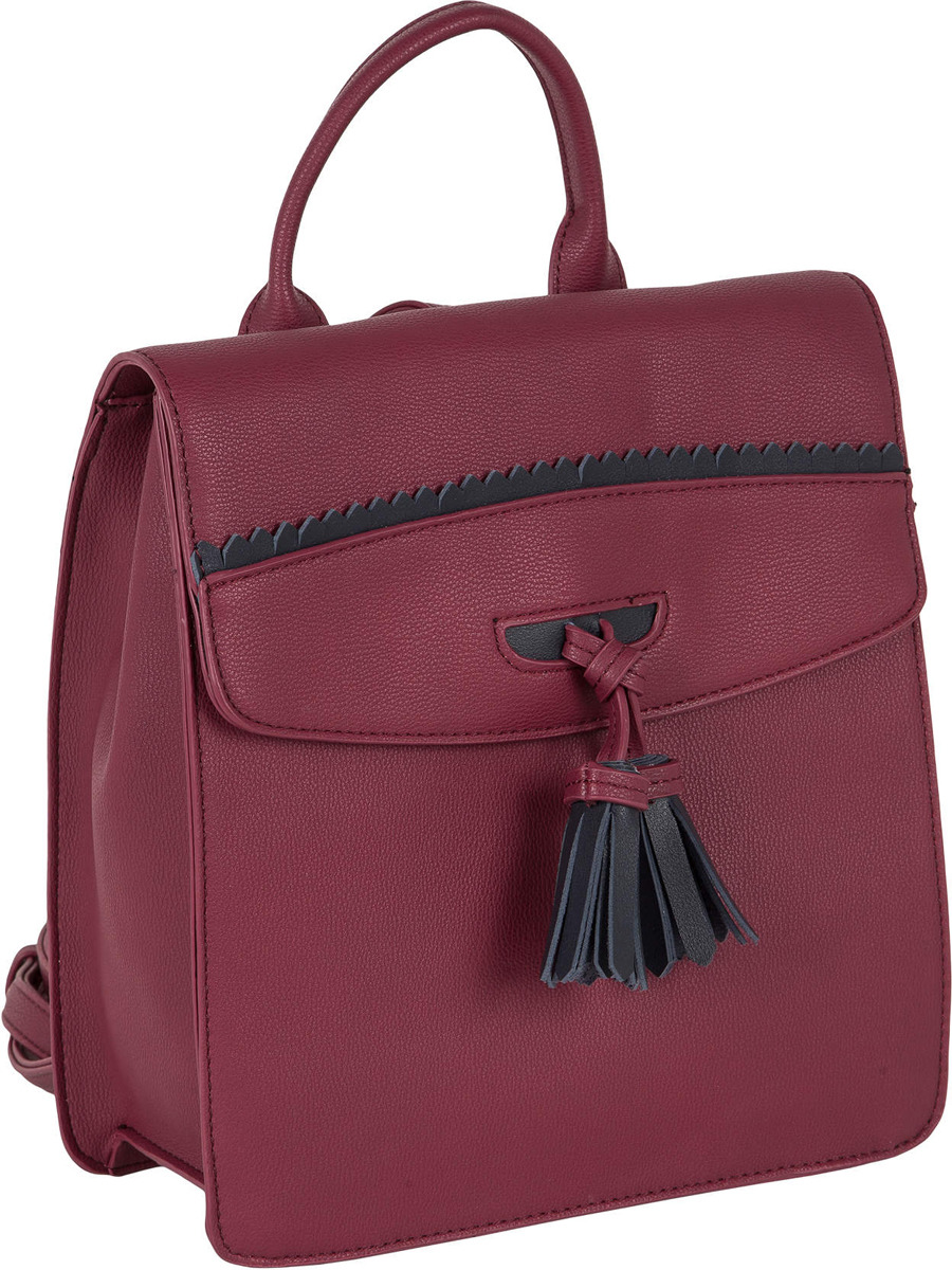 фото Сумка-рюкзак женская Pola, цвет: красный. 74551