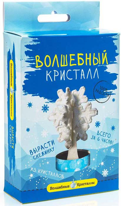 фото Набор для опытов и экспериментов Волшебные кристаллы "Снежинка"