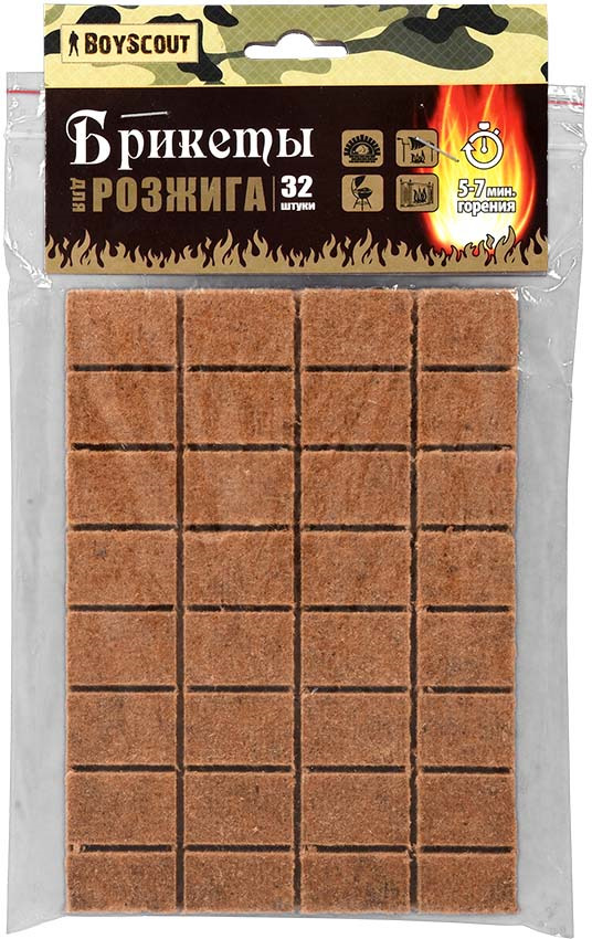 все цены на Брикеты для розжига Boyscout, 32 шт онлайн
