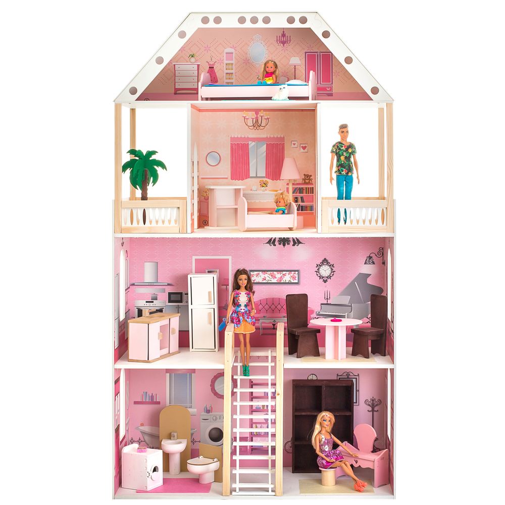 фото Дом для кукол PAREMO "Поместье Монтевиль", с мебелью