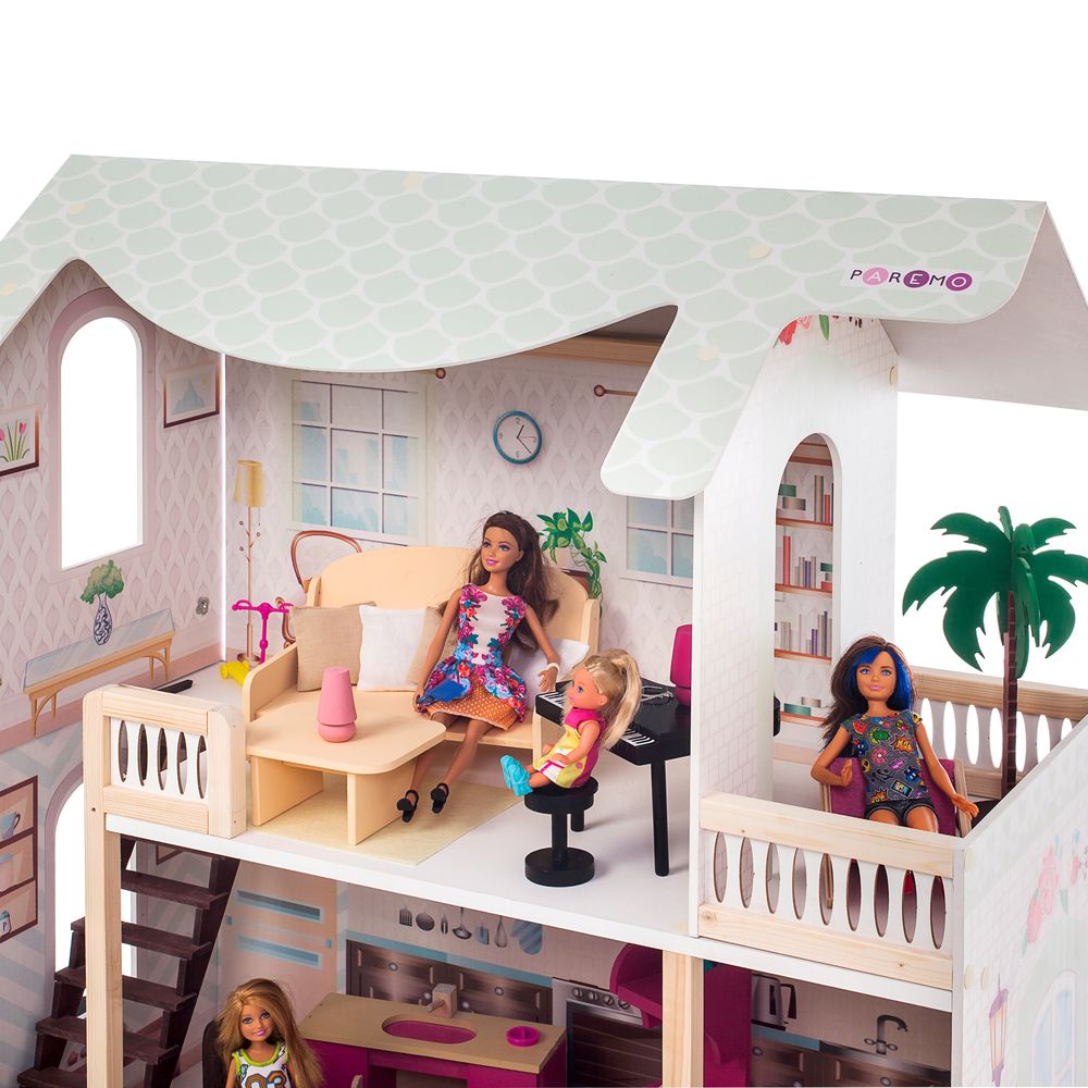 фото Дом для кукол PAREMO "Сан-Ремо", с мебелью, свет, звук