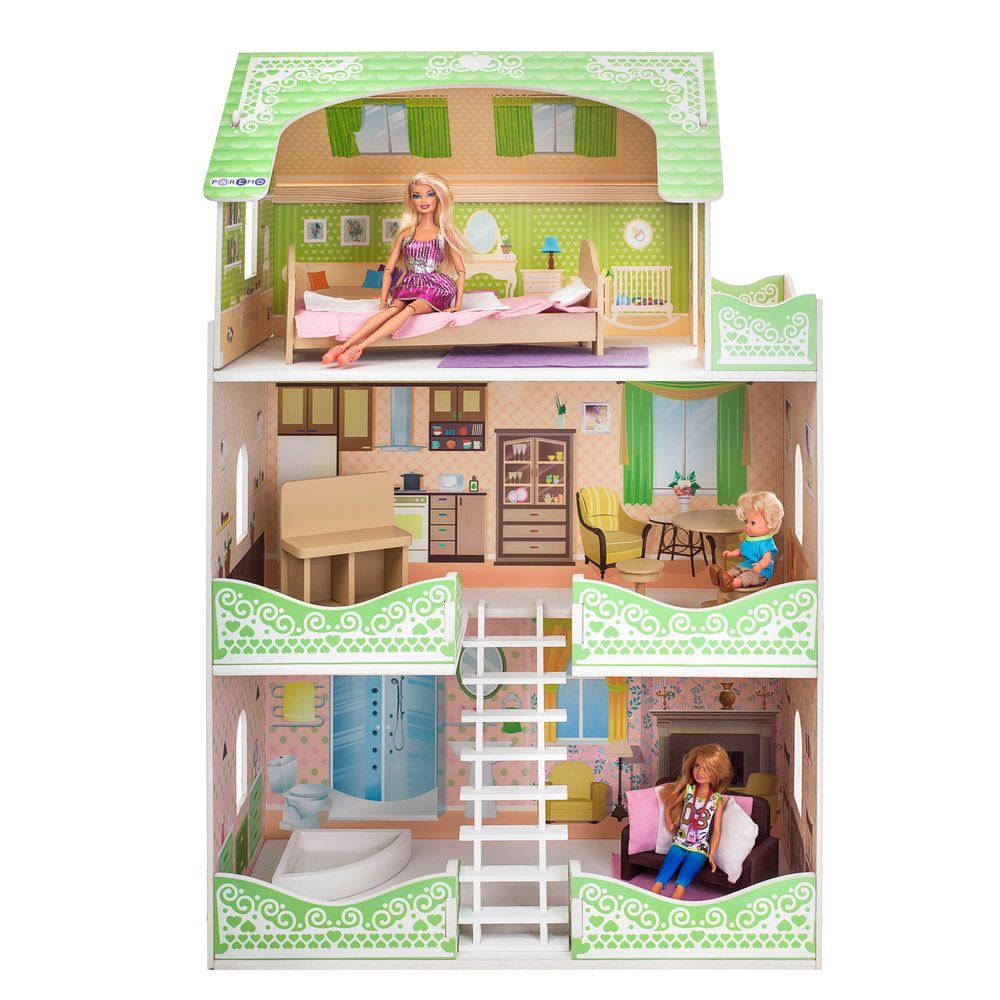 фото Дом для кукол PAREMO "Луиза Виф", с мебелью