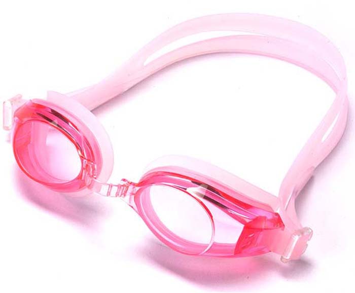 Очки для плавания Larsen DR-G105, детские, цвет: розовый