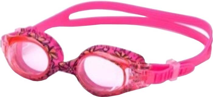 Очки для плавания Larsen S-KJ06, детские, цвет: розовый