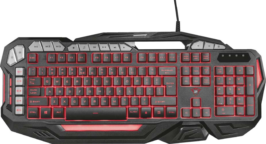 фото Клавиатура Trust GXT 285 Advanced Gaming Keyboard, цвет: черный, серый